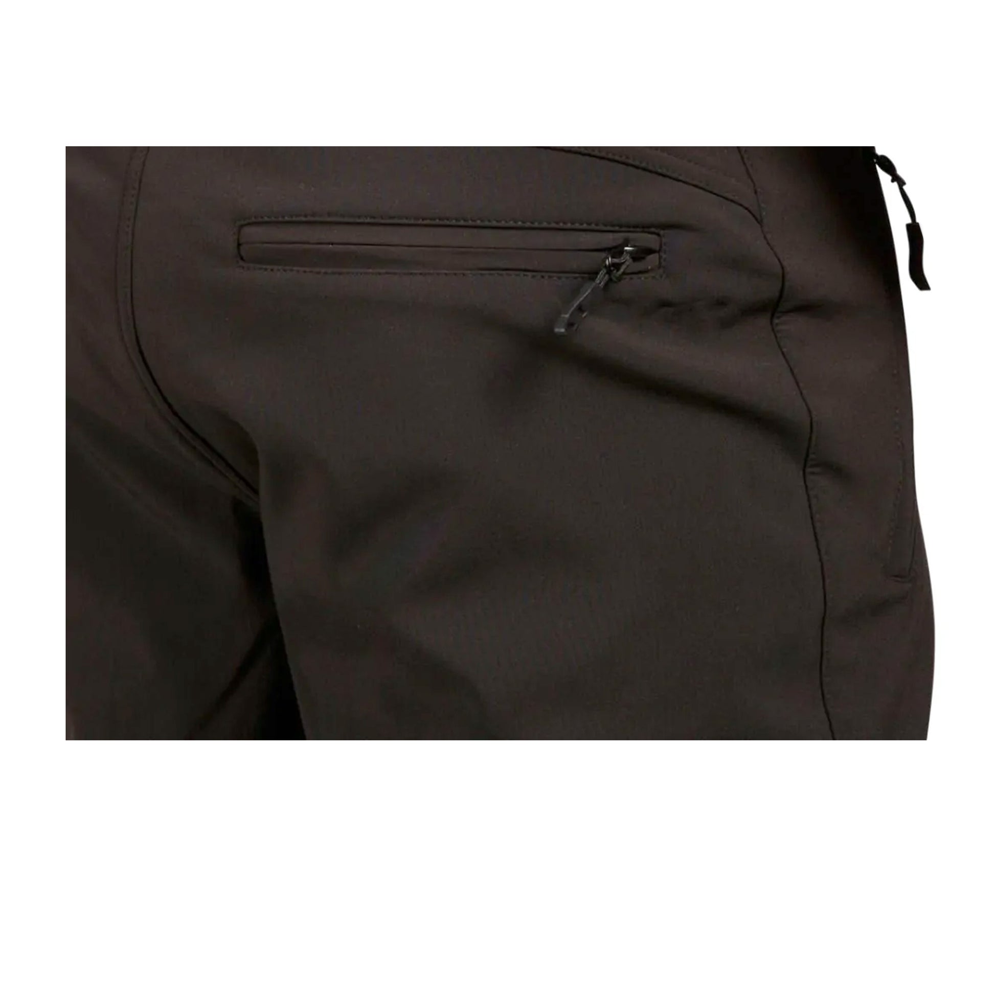 Black X - Side - Trespass Mens Hemic Softshell Trousers