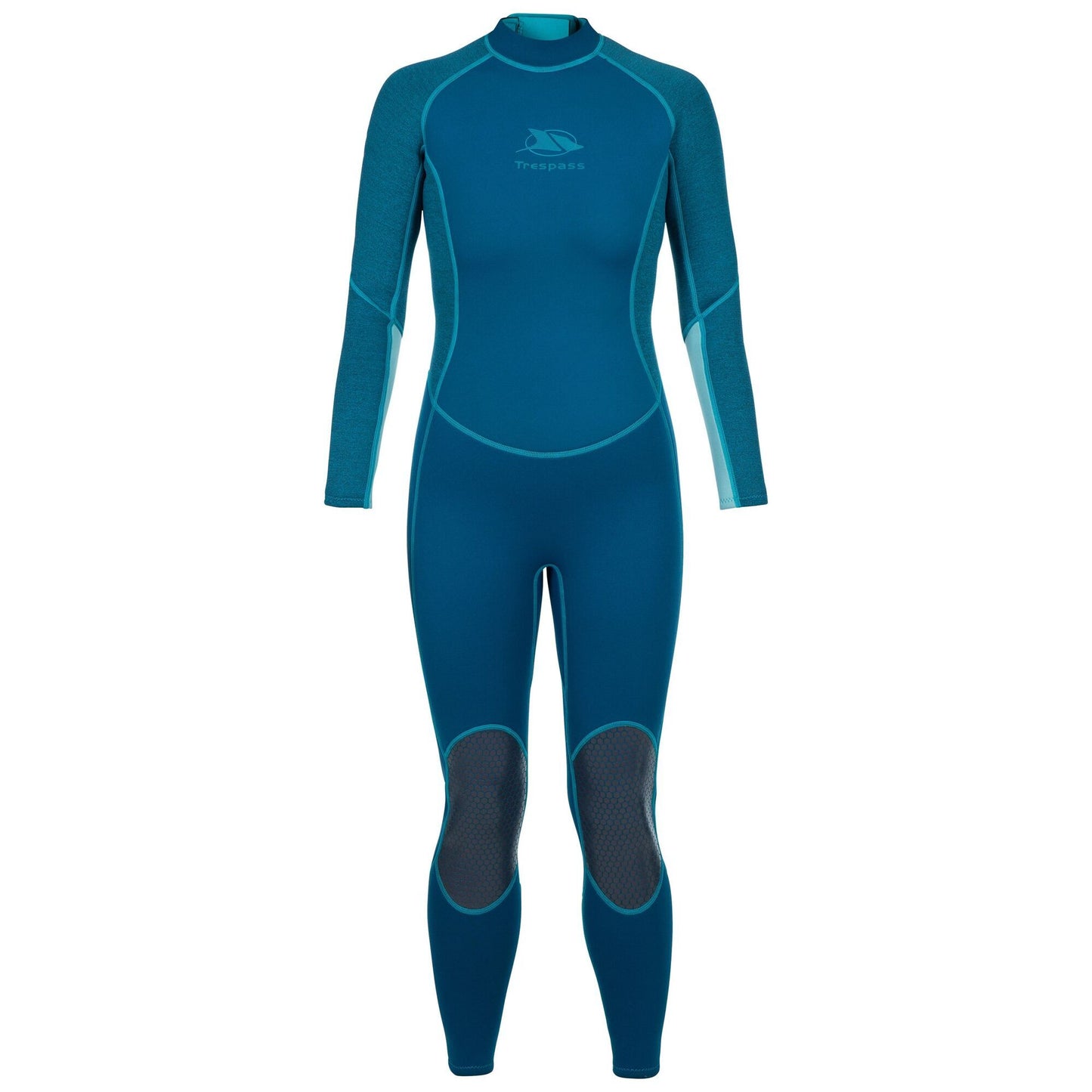 Cosmic Blue Marl - Front - Trespass Womens-Ladies Lox Wetsuit