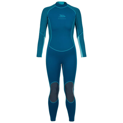 Cosmic Blue Marl - Front - Trespass Womens-Ladies Lox Wetsuit