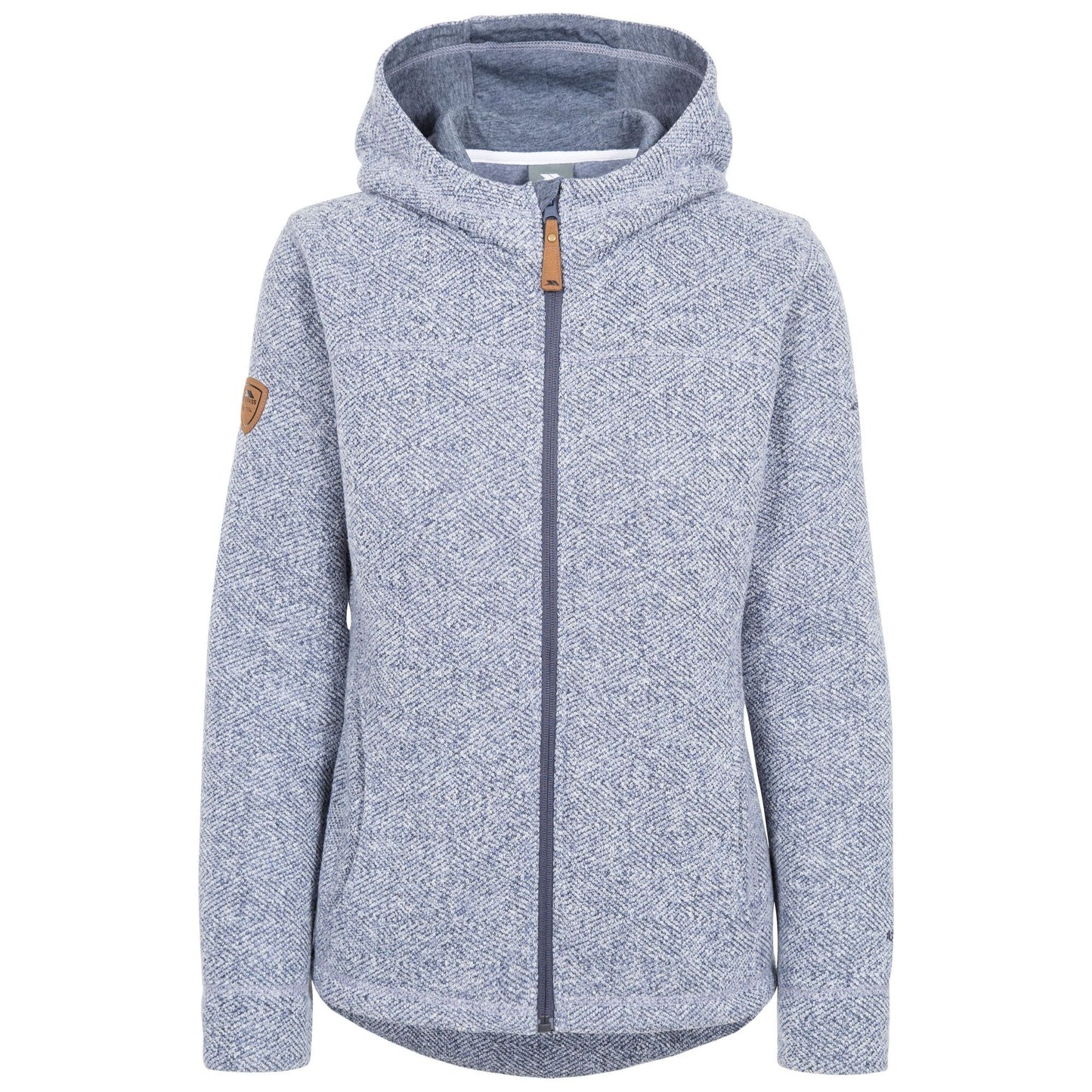 Denim - Front - Trespass Womens-Ladies Reserve C Fleece Jacket