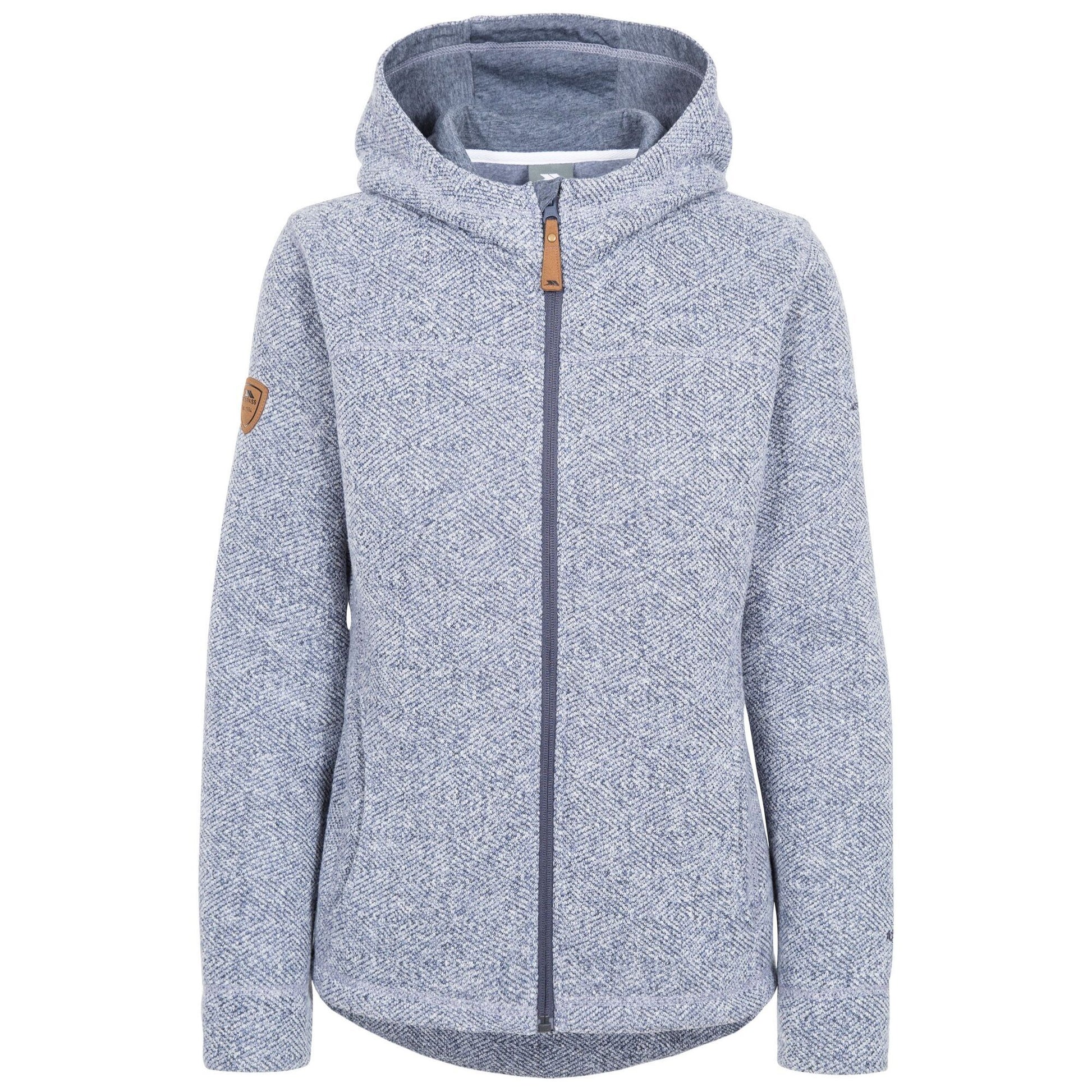 Denim - Front - Trespass Womens-Ladies Reserve C Fleece Jacket