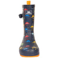 Multicoloured - Close up - Trespass Childrens-Kids Puddle Monster Wellington Boots