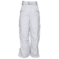 Pale Grey - Front - Trespass Childrens-Kids Marvelous Insulated Ski Trousers