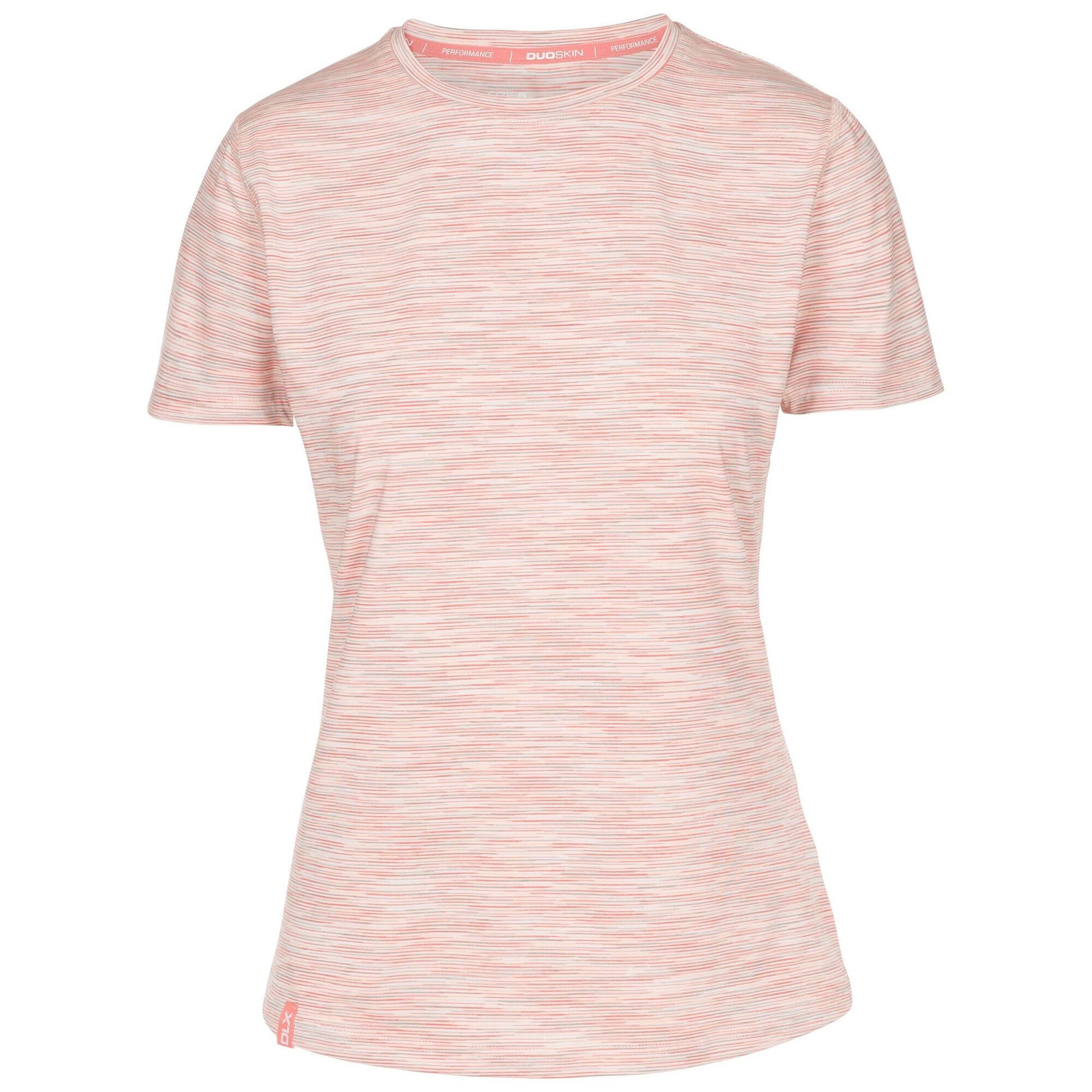 Pale Blush - Front - Trespass Womens-Ladies Elkie Stripe DLX Top