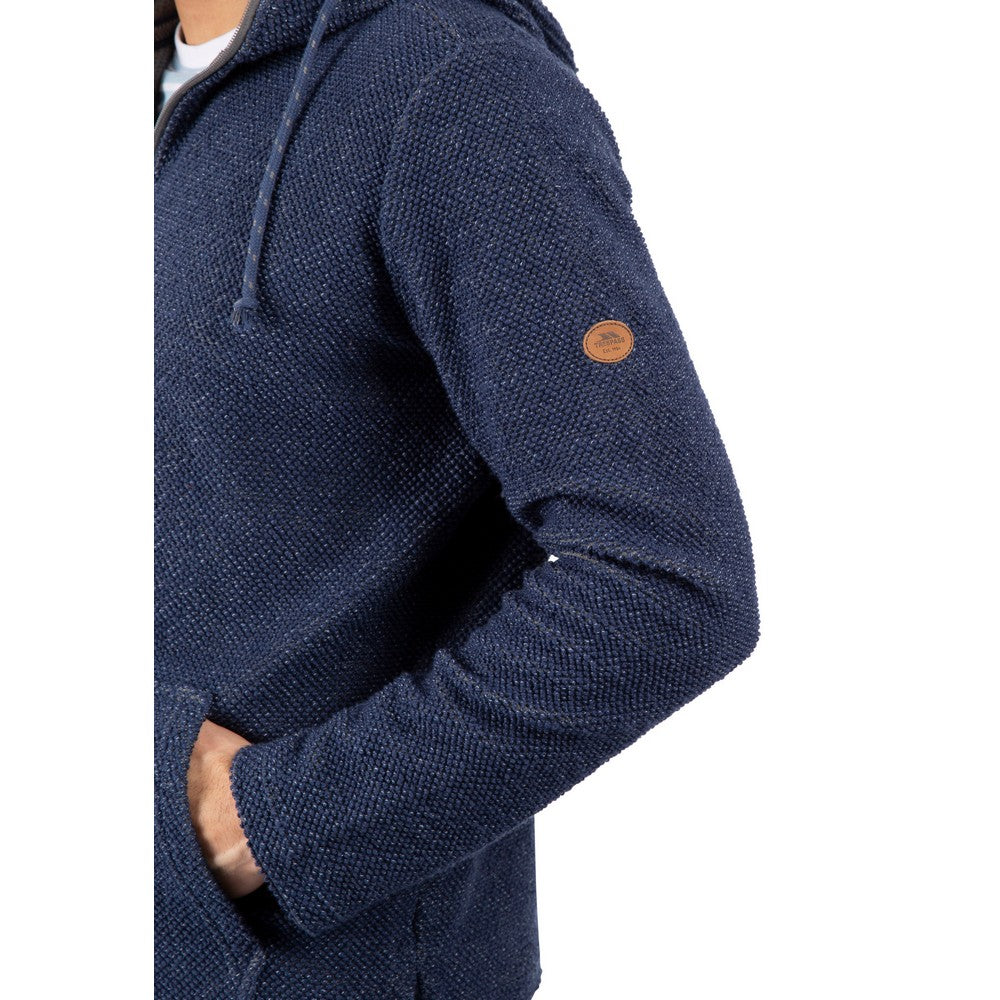 Navy Marl - Lifestyle - Trespass Mens Scawton Zipped Hoodie