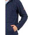 Navy Marl - Pack Shot - Trespass Mens Scawton Zipped Hoodie