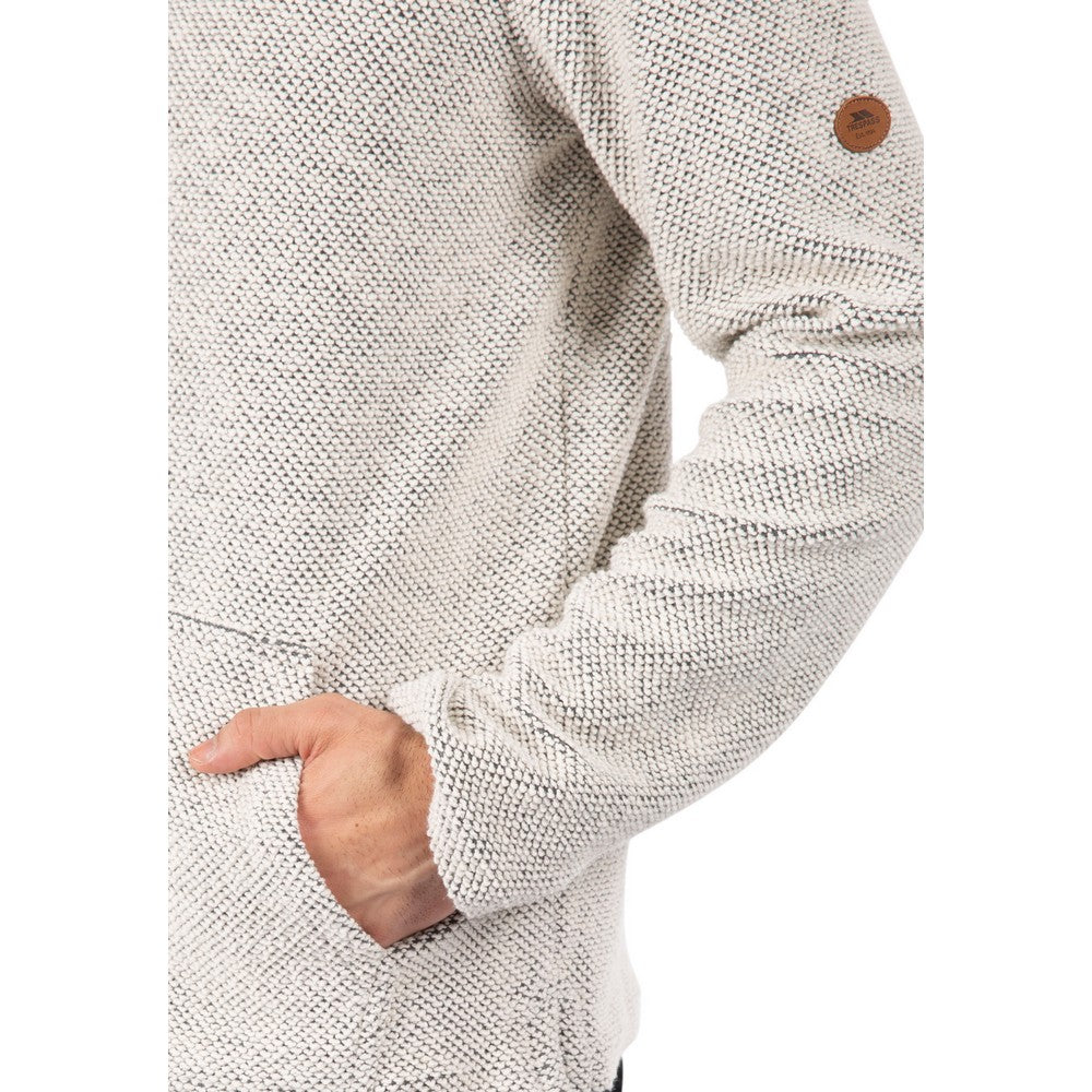 Off White Marl - Lifestyle - Trespass Mens Scawton Zipped Hoodie