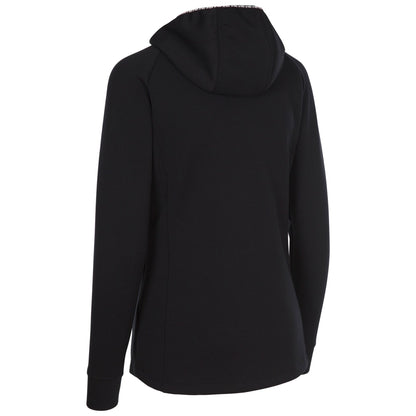 Black - Back - Trespass Womens-Ladies Anais DLX Hoodie