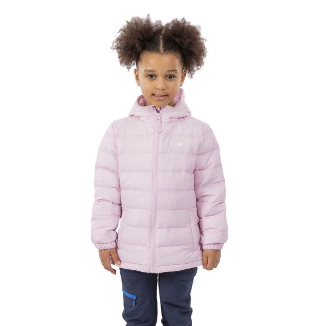 Pale Pink - Lifestyle - Trespass Childrens-Kids Naive Raincoat