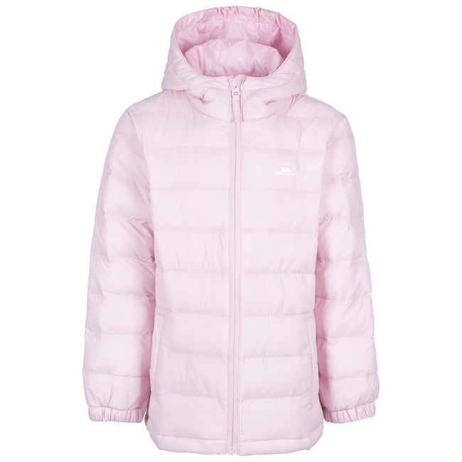Pale Pink - Front - Trespass Childrens-Kids Naive Raincoat