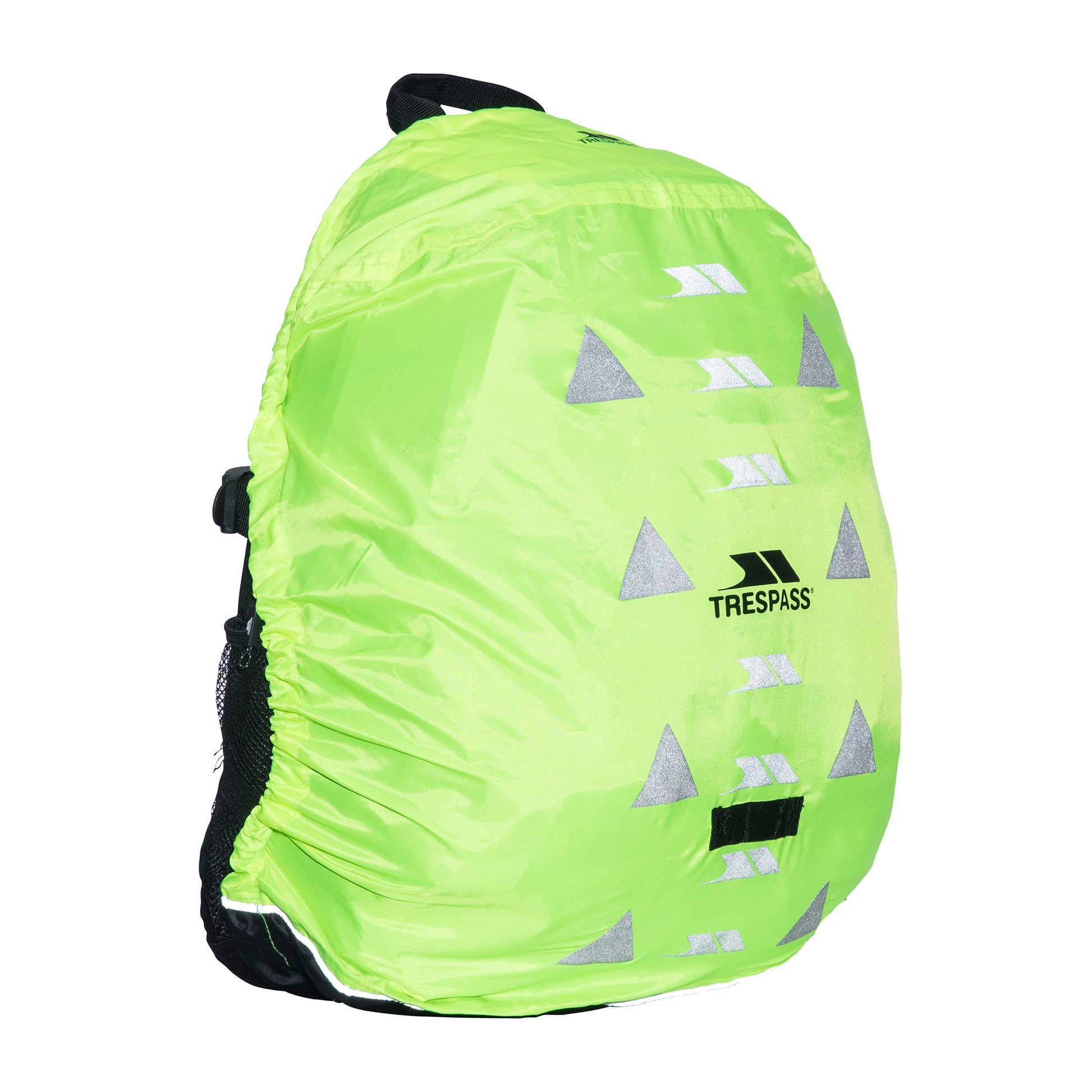 Yellow - Side - Trespass Sulcata Reflective Rucksack-Backpack Cover