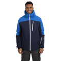 Navy - Side - Trespass Mens Bowie Ski Jacket