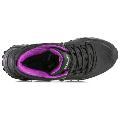 Black - Pack Shot - Trespass Womens-Ladies Riona DLX Walking Boots