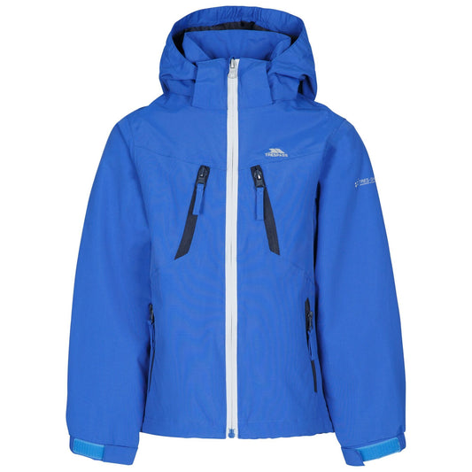 Blue - Front - Trespass Boys Nudge Jacket
