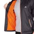 Black - Close up - Trespass Mens Briar Waterproof Jacket