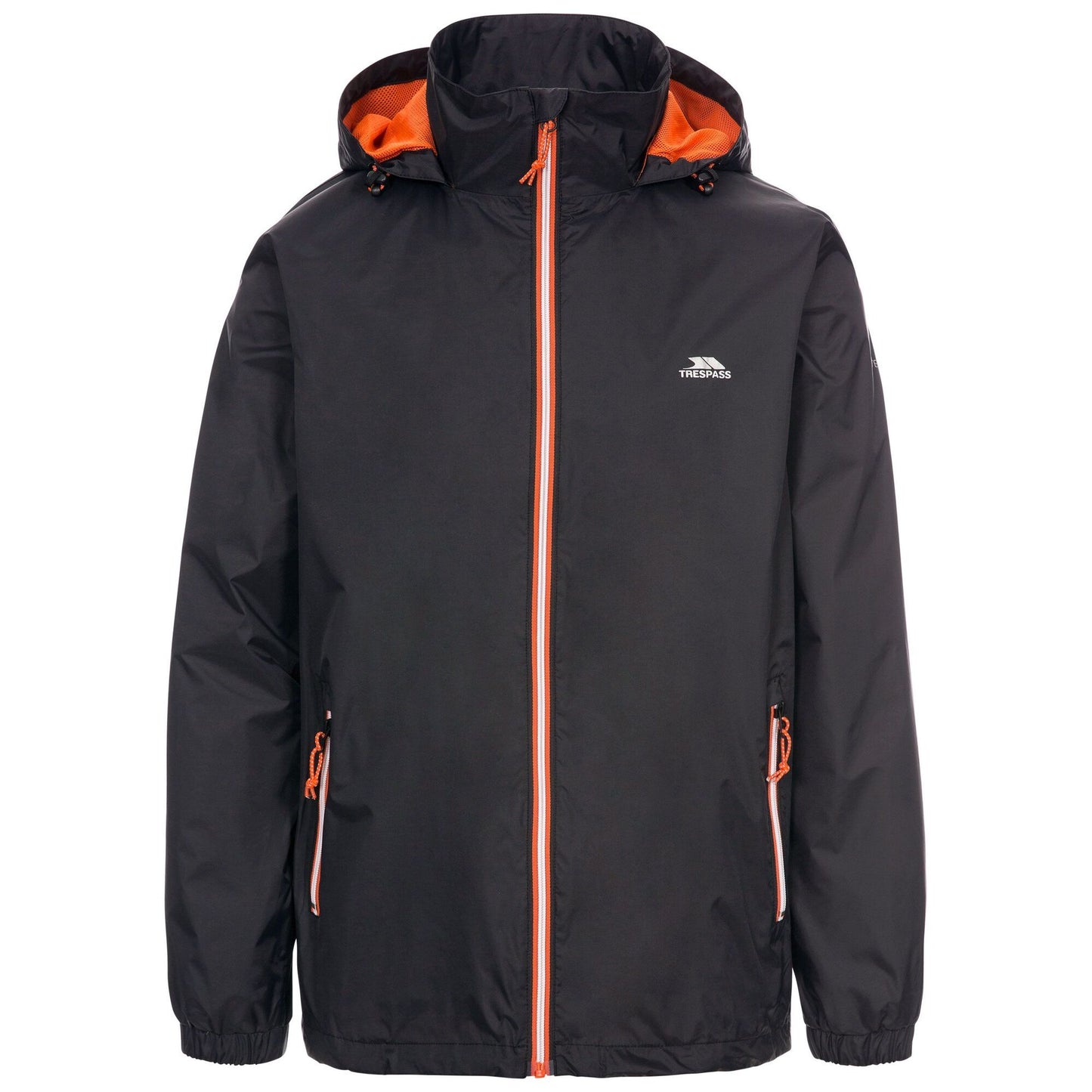 Black - Front - Trespass Mens Briar Waterproof Jacket