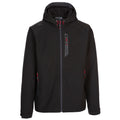 Black - Side - Trespass Mens Marlon Soft Shell Jacket