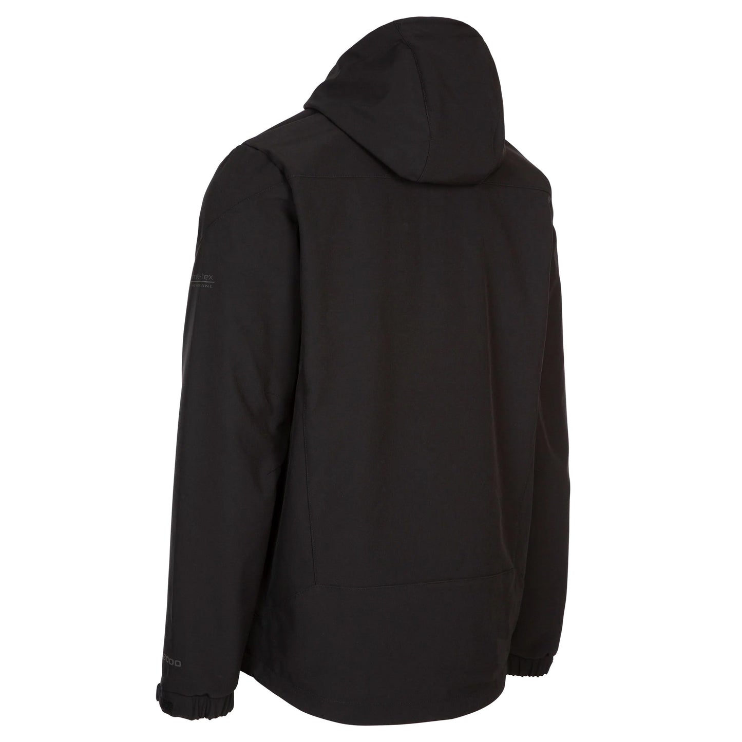 Black - Back - Trespass Mens Marlon Soft Shell Jacket