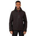 Black - Side - Trespass Mens Marlon Soft Shell Jacket