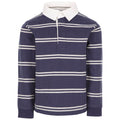 Navy - Front - Trespass Boys Keelbeg Striped Jersey