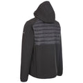 Black - Back - Trespass Mens Lenek Soft Shell Jacket