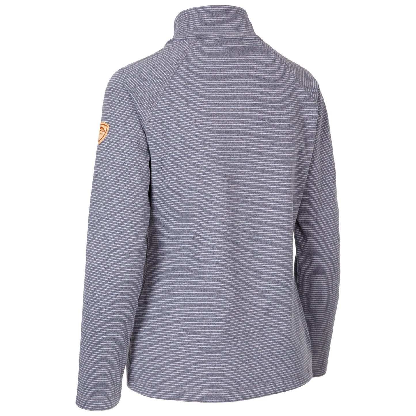 Denim Blue Marl - Back - Trespass Womens-Ladies Olga Leather Fleece Top