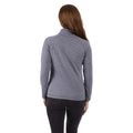 Denim Blue Marl - Lifestyle - Trespass Womens-Ladies Olga Leather Fleece Top