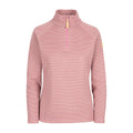 Rose Blush Marl - Front - Trespass Womens-Ladies Olga Leather Fleece Top