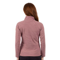 Rose Blush Marl - Lifestyle - Trespass Womens-Ladies Olga Leather Fleece Top