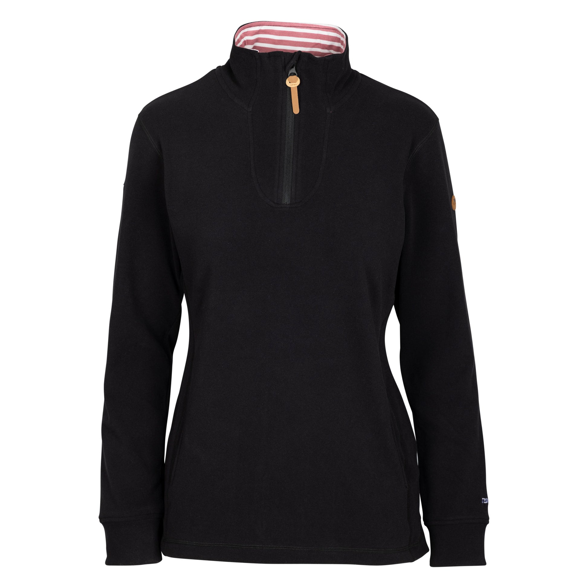 Black - Front - Trespass Womens-Ladies Big Heart Fleece