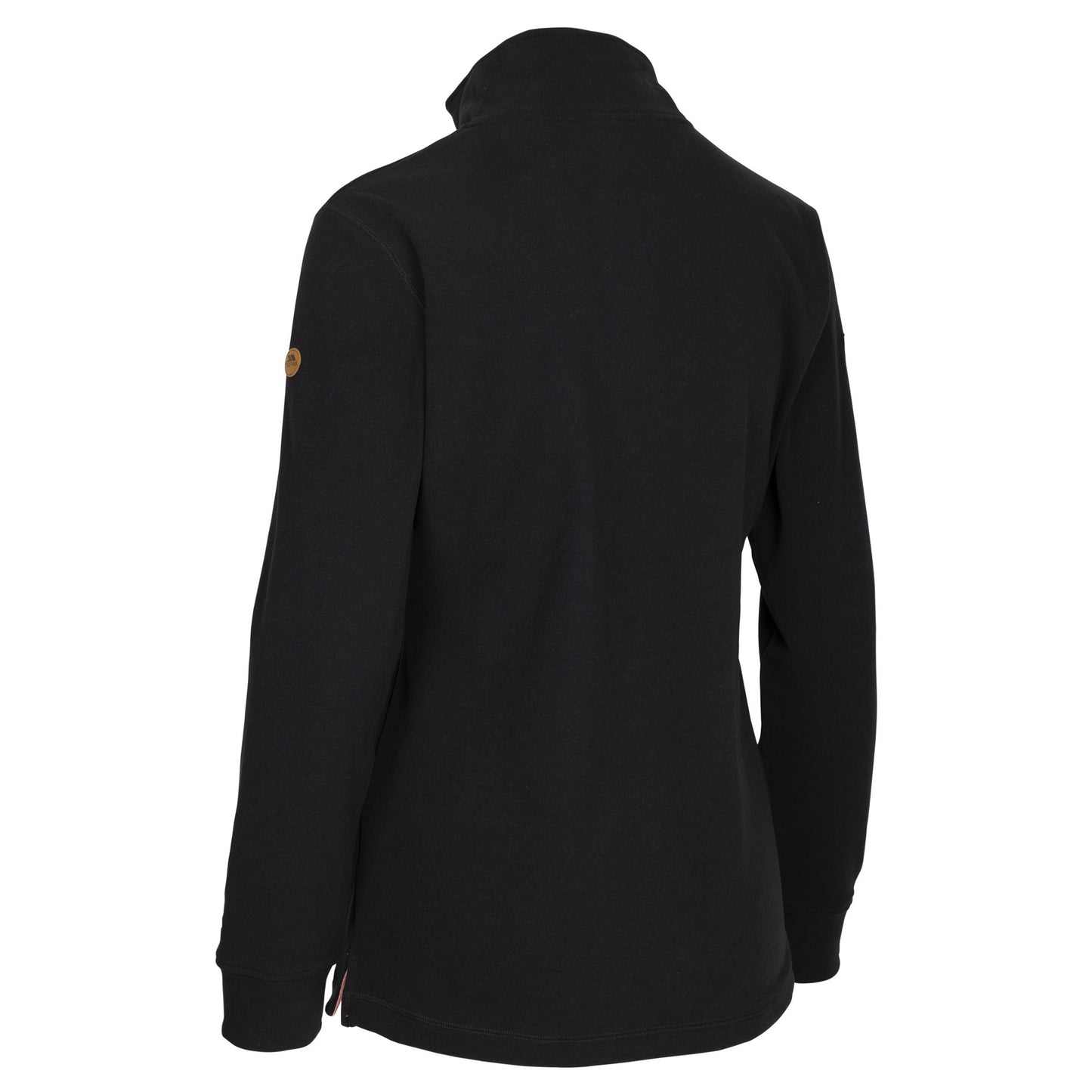 Black - Back - Trespass Womens-Ladies Big Heart Fleece