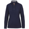 Navy - Front - Trespass Womens-Ladies Big Heart Fleece