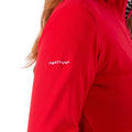 Red - Close up - Trespass Womens-Ladies Big Heart Fleece