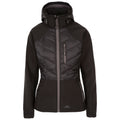 Black - Front - Trespass Womens-Ladies Elvira Soft Shell Jacket