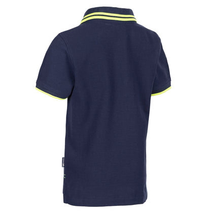 Cobalt - Lifestyle - Trespass Boys Outline Polo Shirt