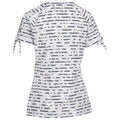 White-Black - Back - Trespass Womens-Ladies Fernie Ditsy Print V Neck T-Shirt
