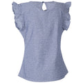 White-Chambray - Back - Trespass Womens-Ladies Cathy T-Shirt