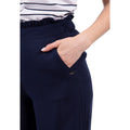 Navy - Pack Shot - Trespass Womens-Ladies Kenya Striped Wide Leg Trousers