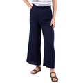 Navy - Close up - Trespass Womens-Ladies Kenya Striped Wide Leg Trousers