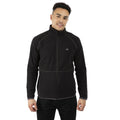 Black - Back - Trespass Mens Faxfleet Fleece Jacket