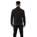 Black - Side - Trespass Mens Faxfleet Fleece Jacket