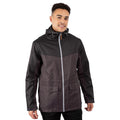 Dark Grey - Back - Trespass Mens Major Waterproof Jacket