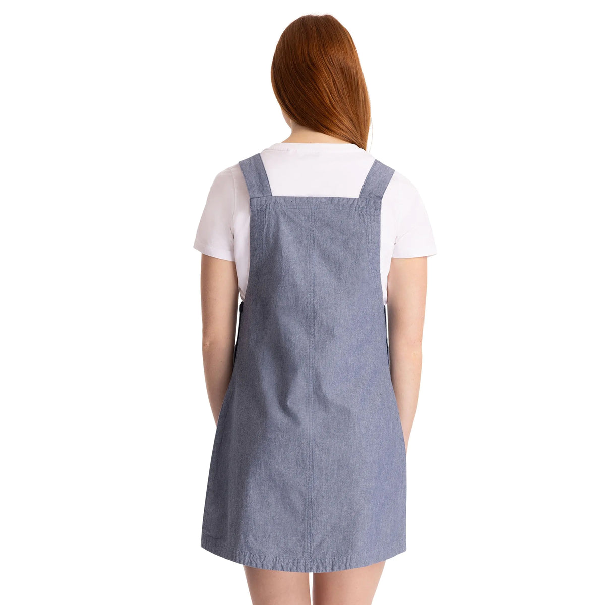 Navy-Chambray - Lifestyle - Trespass Womens-Ladies Twirl Casual Dress