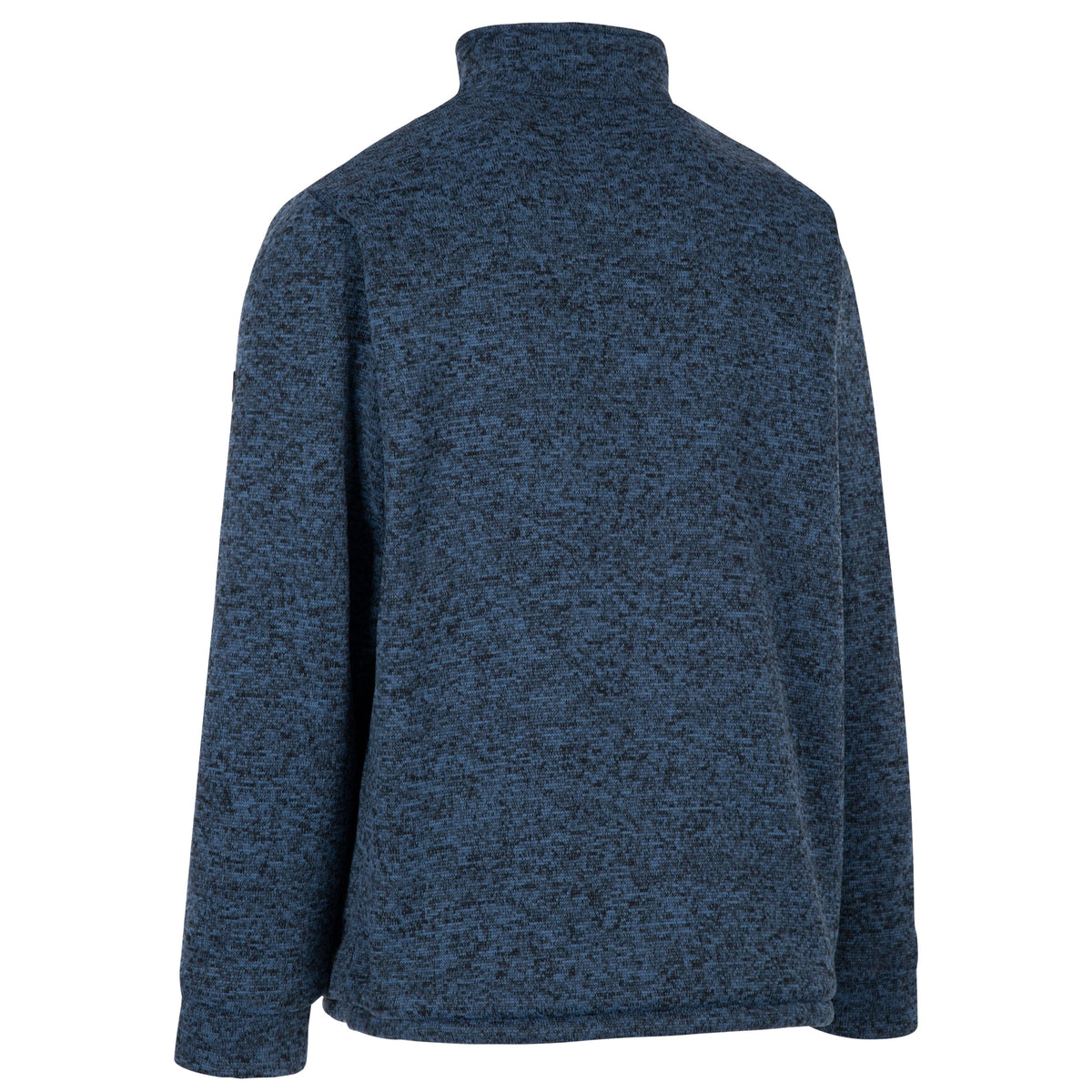 Smokey Blue - Back - Trespass Mens Ampney Marl Fleece Jacket