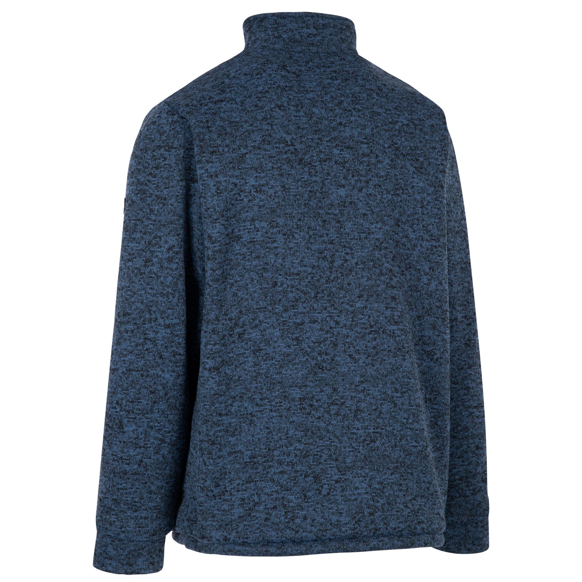 Smokey Blue - Back - Trespass Mens Ampney Marl Fleece Jacket