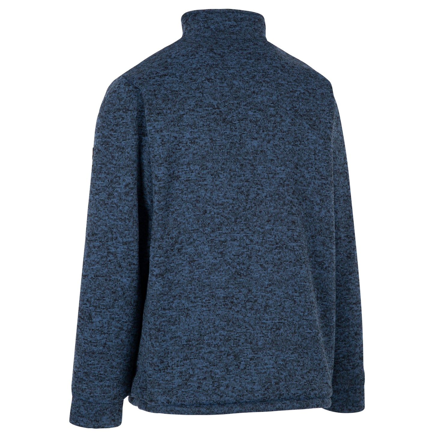 Smokey Blue - Back - Trespass Mens Ampney Marl Fleece Jacket