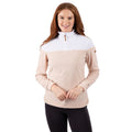 Pale Blush - Close up - Trespass Womens-Ladies Puglia Fleece Top