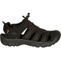 Black - Back - Trespass Mens Torrance Sandals