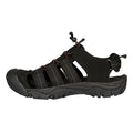 Black - Side - Trespass Mens Torrance Sandals