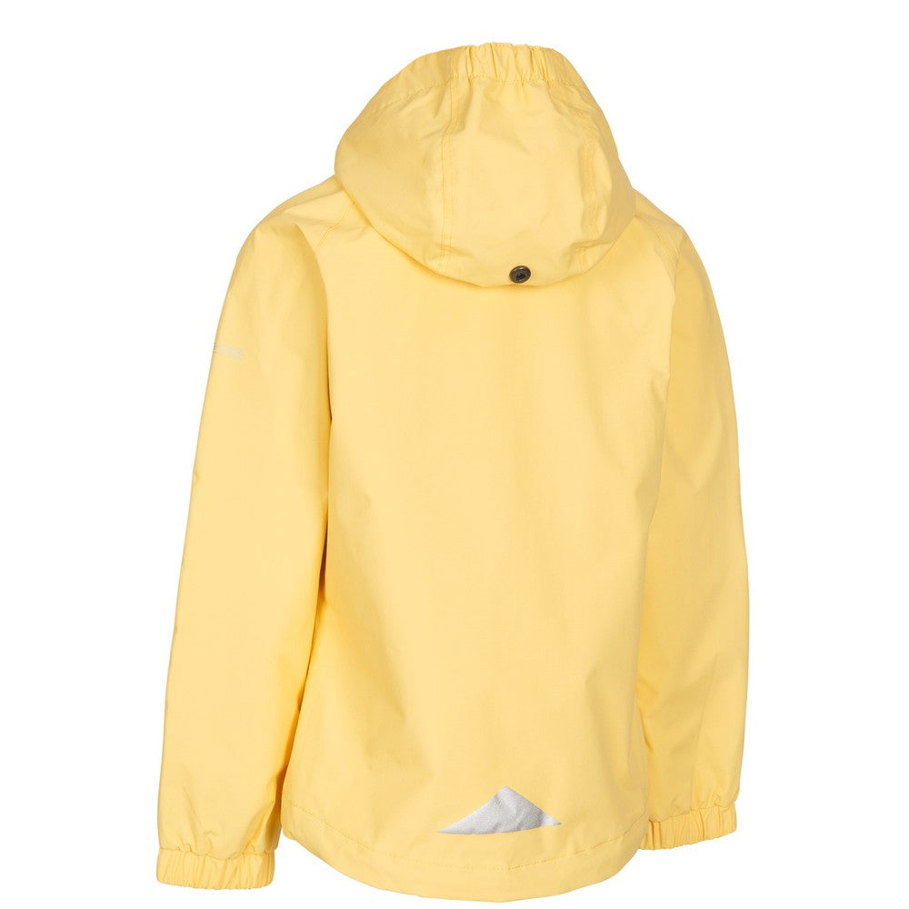 Pale Lemon - Back - Trespass Girls Elite Jacket
